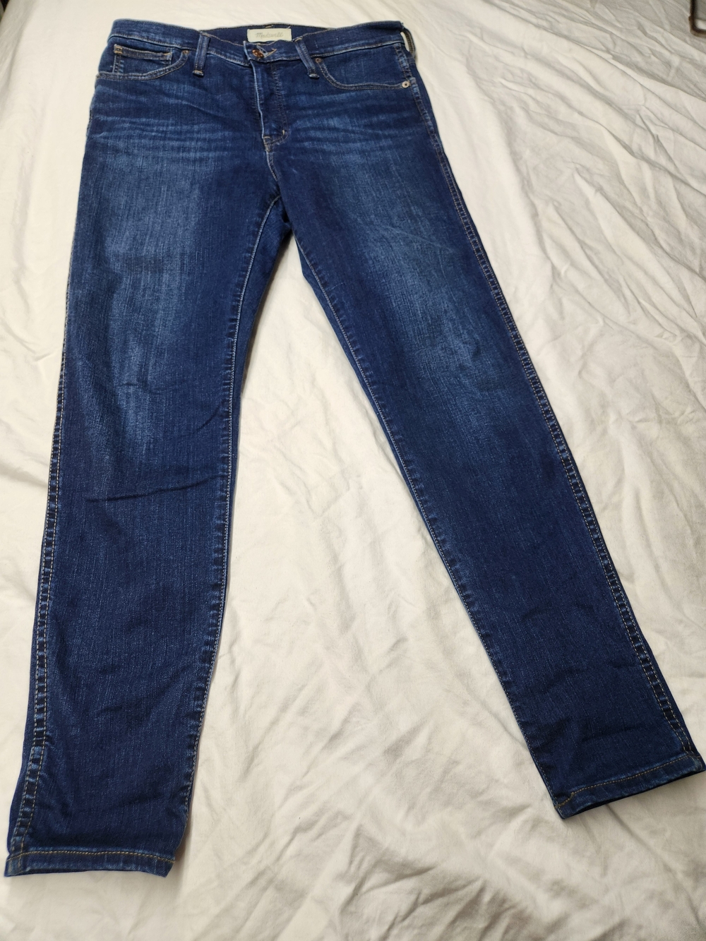 Madewell Women's Skinny Jeans in Dark Blue Wash